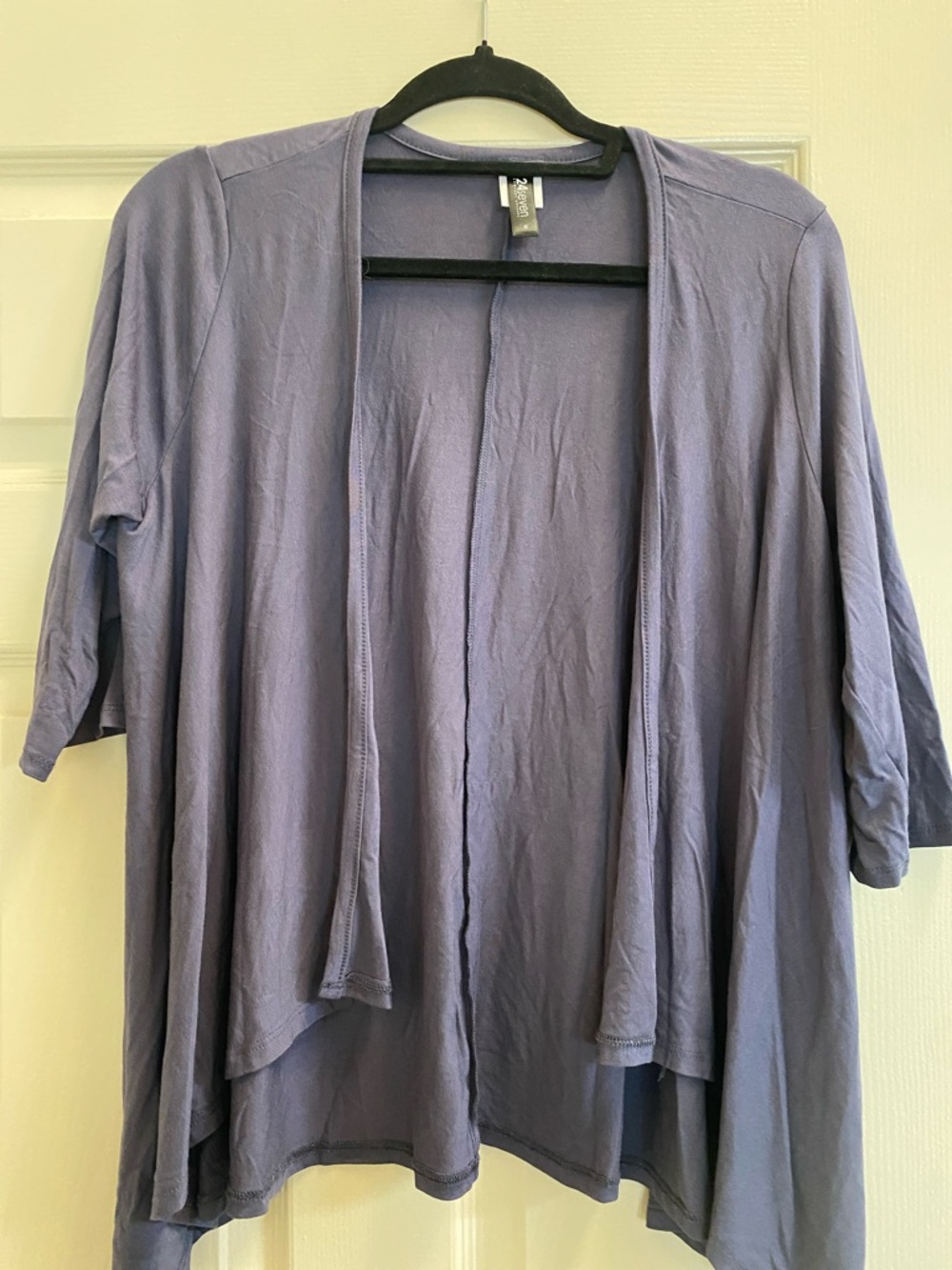 Seven7 Lavender Crewneck Top
